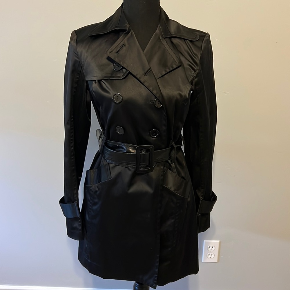 Black trench coat